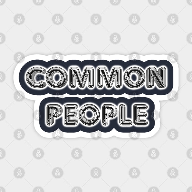 Pulp Common People Sticker by Parsonsarts